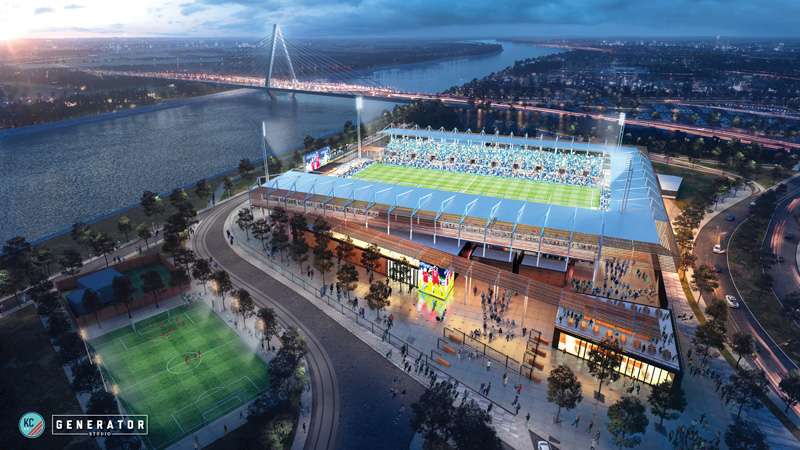 Stadium rendering courtesy Kansas City NWSL