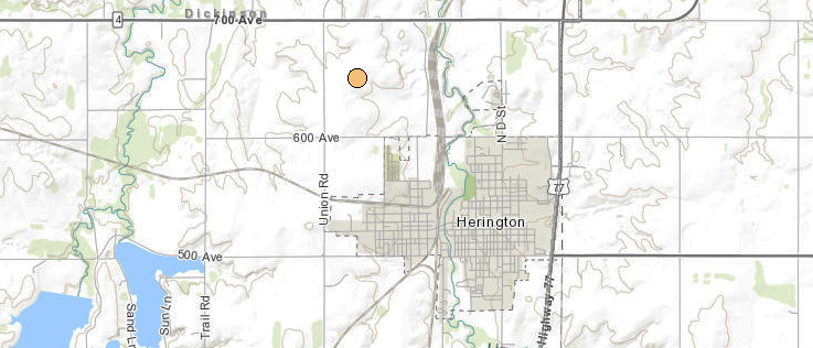 Map courtesy Kansas Geological Survey