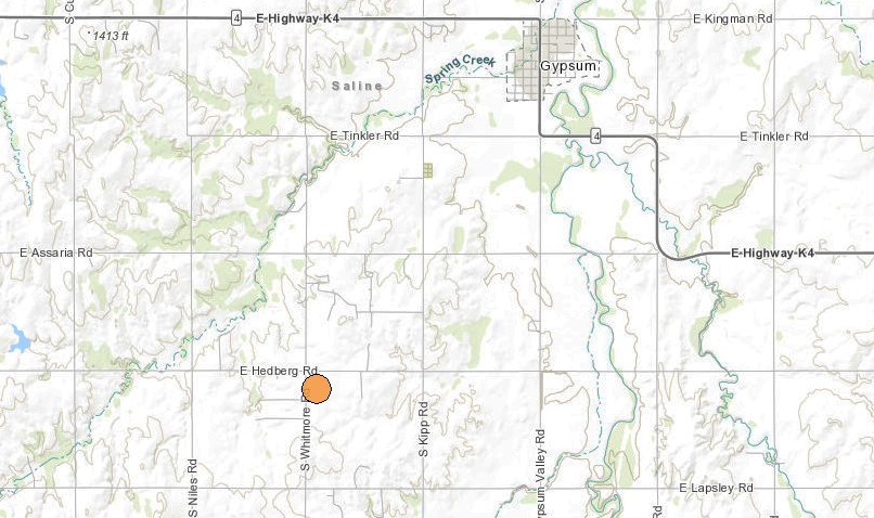 Map courtesy Kansas Geological Survey