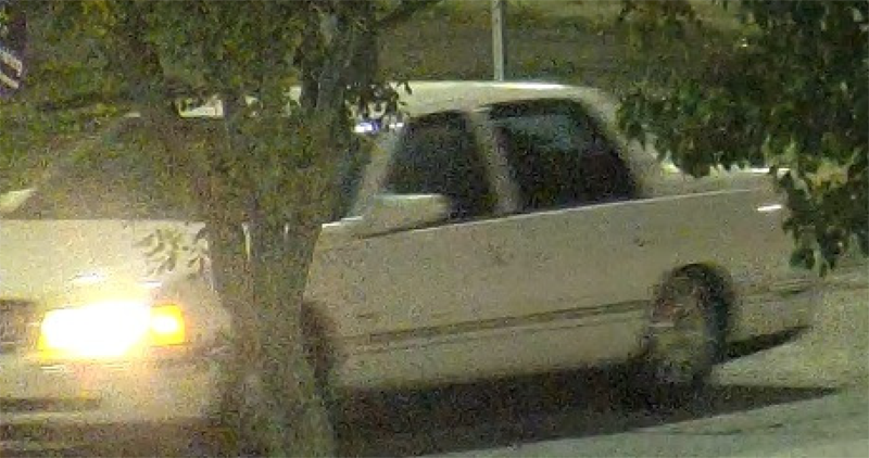 <b>The suspects' vehicle.</b>