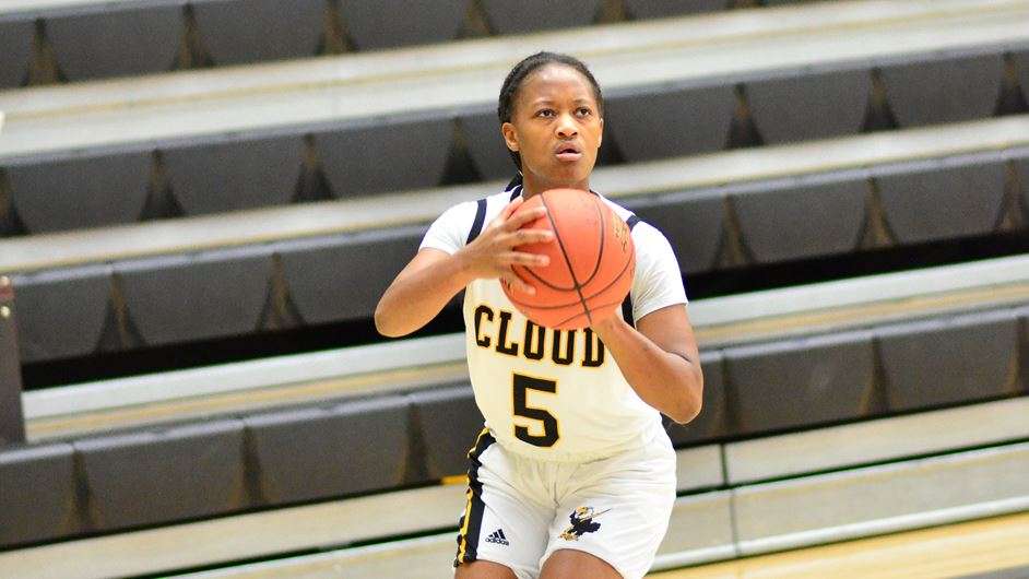 <b>Rori Cox led the T-Birds with 15 points in a 105-54 win on Saturday.</b> Photo by Jessica LeDuc courtesy <a href="http://cloudtbirds.com">cloudtbirds.com</a>