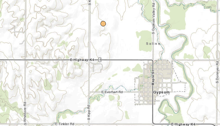 Map courtesy Kansas Geological Survey