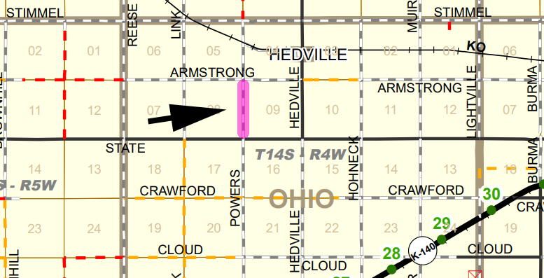 Map courtesy Saline County