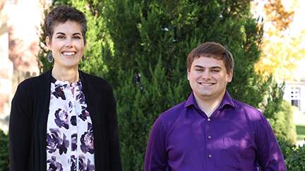 <b>Meredith Drees and Alexander Botz.</b> Photo courtesy <a href="http://kwu.edu">kwu.edu</a>