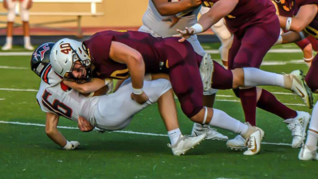 Gavin Meyers (40), WAC Defensive Player of the Year. Photo: Kim Reel Photography