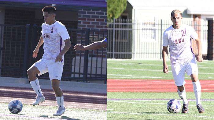 <b>Luis Simbron and Alfonso Lopez. </b>Image courtesy <a href="http://kwucoyotes.com">kwucoyotes.com</a>