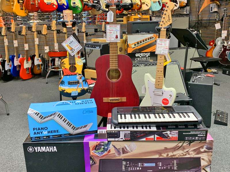 <b>Hanson said he has worked hard to make sure he has products for customers this holiday season. Some of those items are seen above.</b>