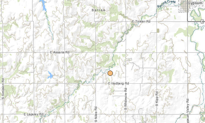 <b>The 5:55 a.m., 2.1 magnitude quake.</b>