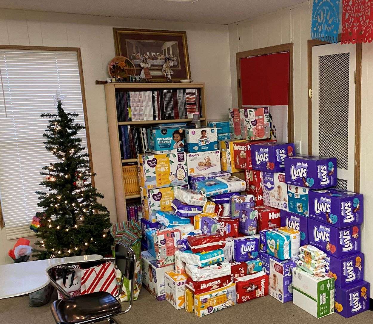 Diapers collected for PRC by St. Joseph Christian Interact Club/Submitted photo