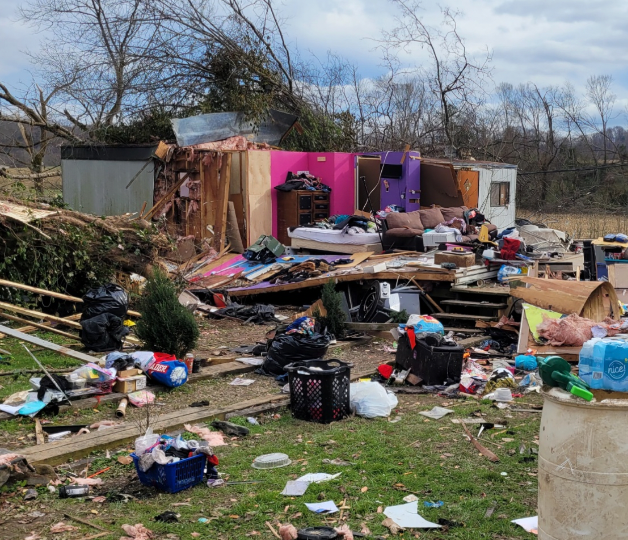 “With this amount of damage and rubble, it may be a week or even more before we have a final count on the number of lost lives,” the Governor of Kentucky said.-photo American Red Cross