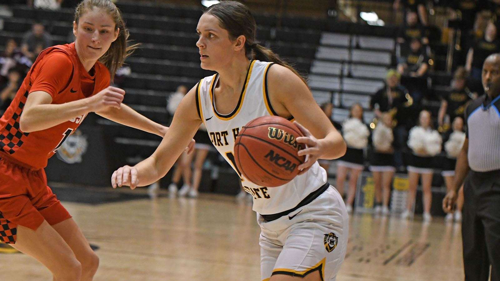 FHSU's Lauren West (Courtesy FHSU Athletics, Nicole Hietmann)