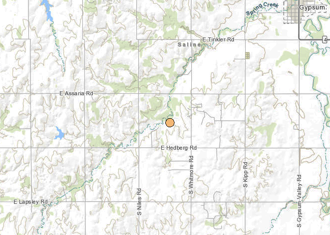 <b>The 6:18 p.m. Thursday, 2.5 magnitude quake.</b>