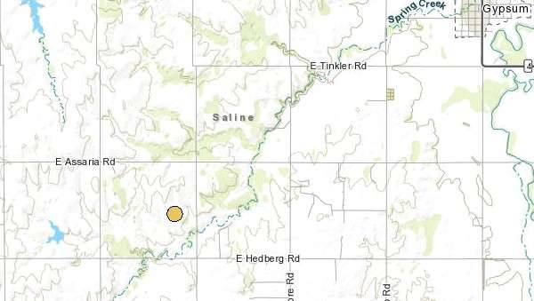 <b>The 8:53 a.m. Friday, 2.5 magnitude quake.</b>