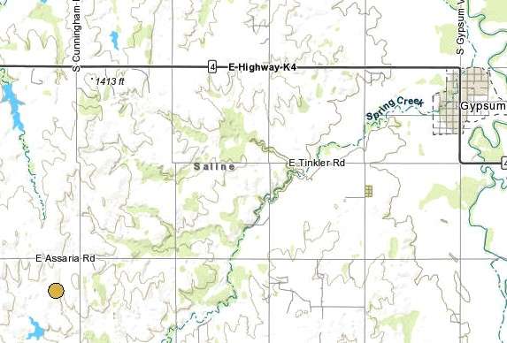 <b>The 11:10 a.m. Friday, 2.0 magnitude quake.</b>