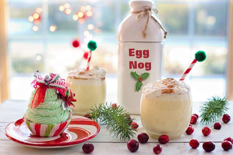 <b>Safe preparation is the key to reducing the risk of illness when making homemade eggnog.</b> Photo courtesy Pixabay