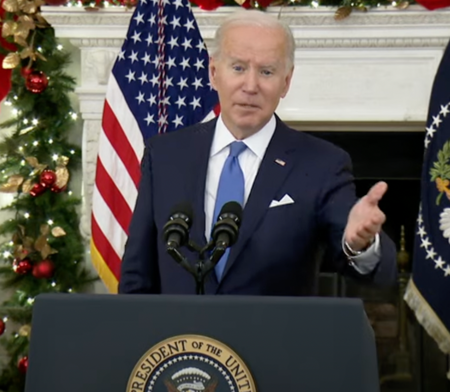 President Biden chastised social media and people on cable TV who have made misleading statements to discourage people from getting vaccinated.