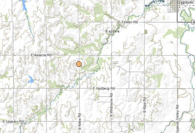 <b>The 6:51 a.m. Sunday, 2.0 magnitude quake.</b>
