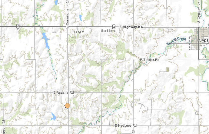 <b>The 5:32 a.m. Tuesday, 2.3 magnitude quake.</b>