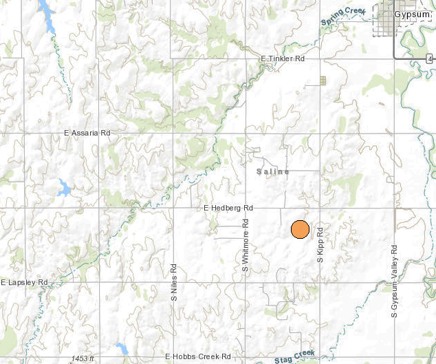 <b>The 6:33 a.m. Tuesday, 3.1 magnitude quake.</b>