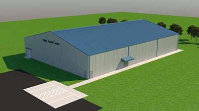 An indoor tennis center will be built in Colby.&nbsp;