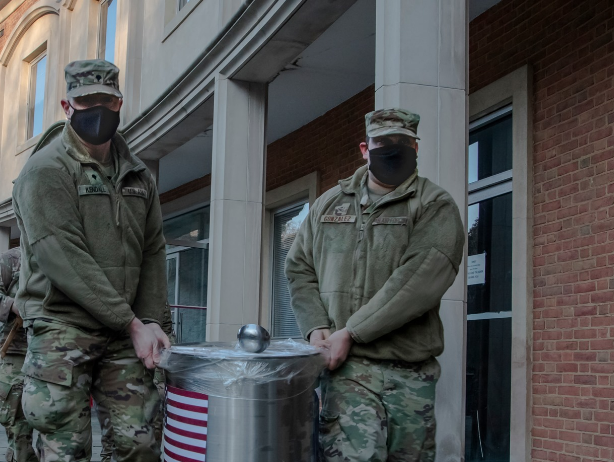The Embassy of the Czech Republic in Washington, DC, provided authentic Czech goulash and bread to 500 U.S. Soldiers and Airmen of the Nebraska and Texas National Guards who were supporting the Presidential Inauguration-photo courtesy Nebraska National guard