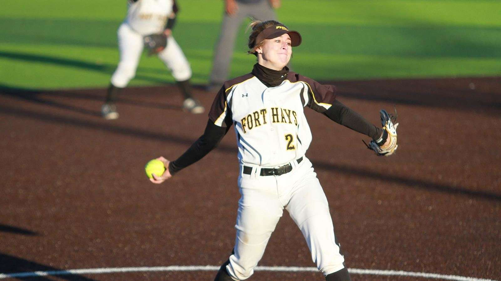 <b>FHSU's Hailey Chapman.</b> Photo by LCU Athletic Media Relations courtesy <a href="http://fhsuathletics.com">fhsuathletics.com</a>