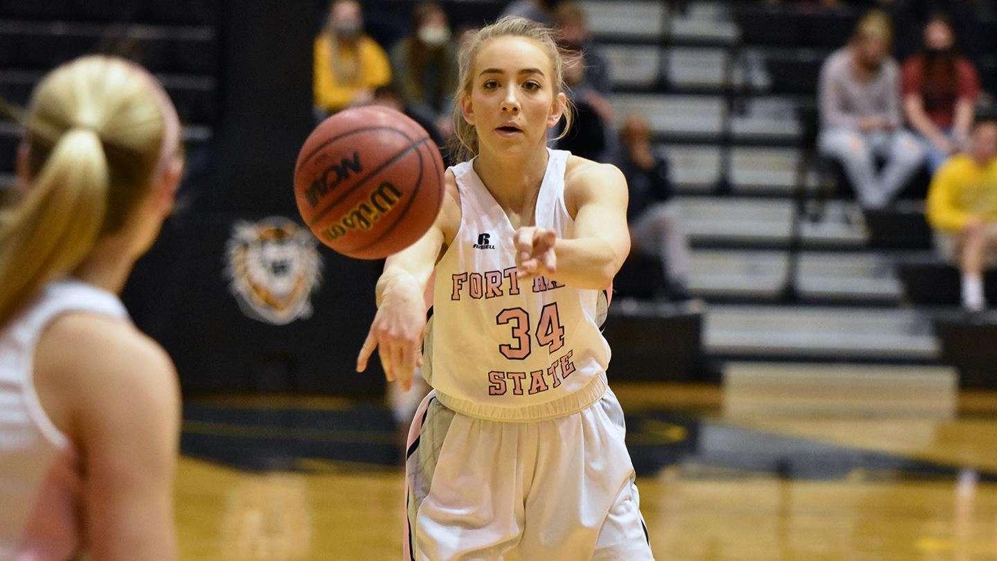 <b>FHSU's Cydney Bergmann.</b> Photo by Nicole Heitmann courtesy <a href="http://fhsuathletics.com">fhsuathletics.com</a>