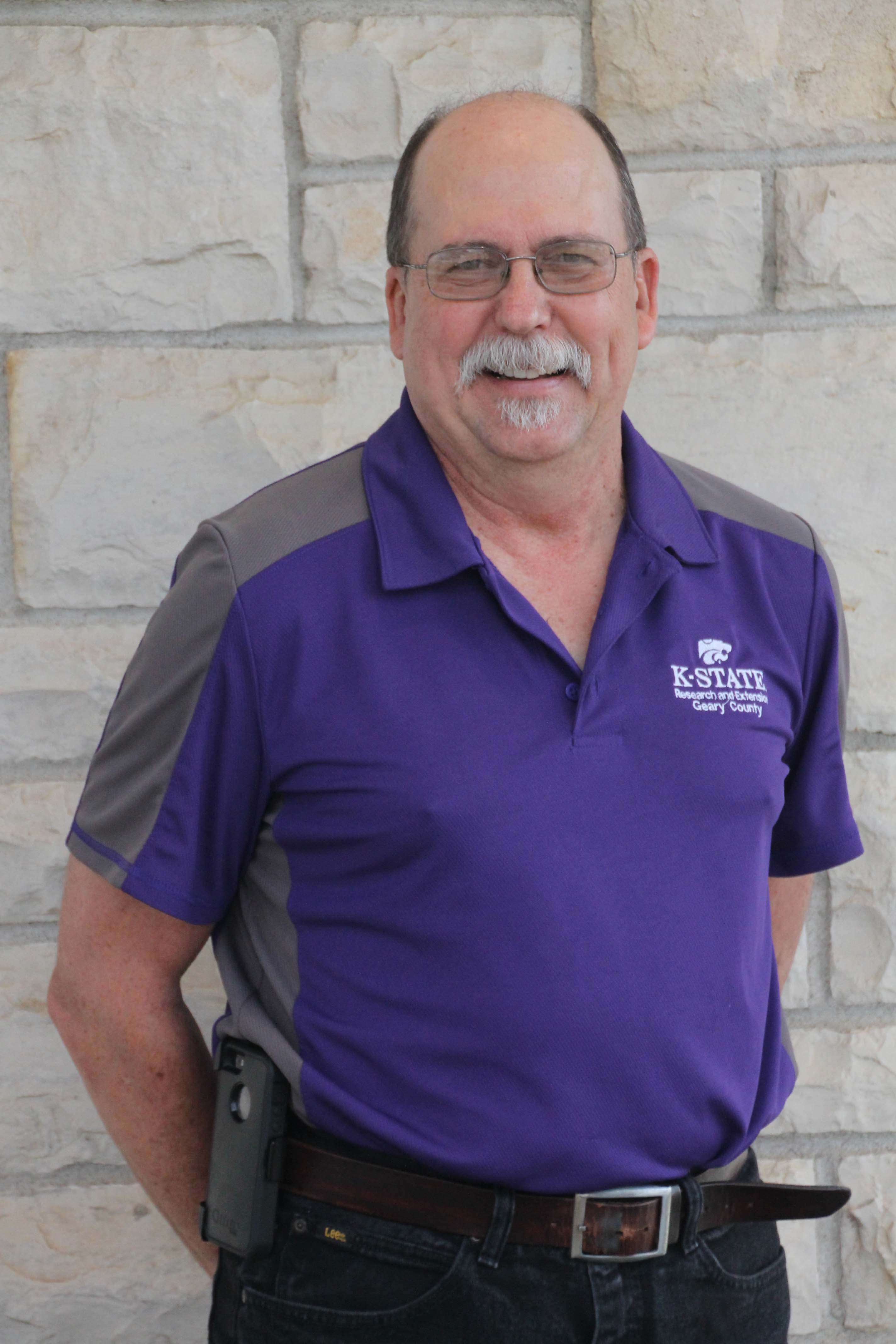 Extension Agent Chuck Otte researches the cold weather temperatures