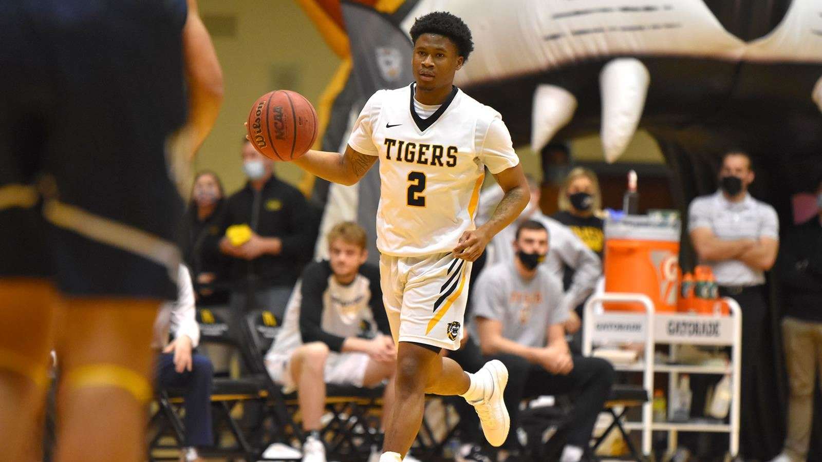 FHSU's Nyjee Wright. Photo by Nicole Heitmann courtesy <a href="http://fhsuathletics.com">fhsuathletics.com</a>