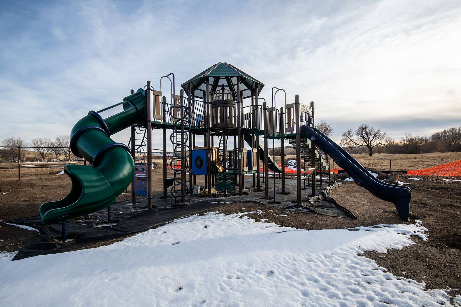 New playground equipment is in the process of being installed near the Solder Creek and Red Cloud campgrounds. (Justin Haag/NGPC)