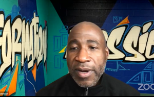 <b>The Rev. Robert Johnson, pastor at Saint Mark United Methodist Church in Topeka, says lynching of Blacks in the late 1800s and the death of George Floyd in 2020 demand a sustained campaign to overcome persistent forces of racism in the United States.</b> (Screenshot/Kansas Reflector)