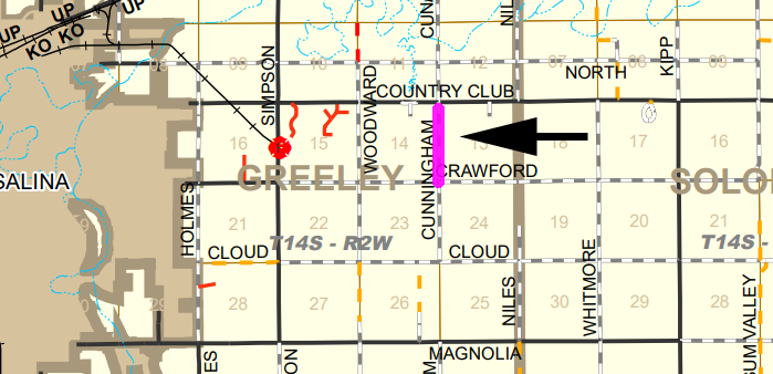Map courtesy Saline County