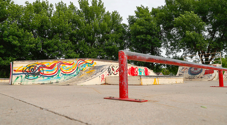 Photo of the current North Platte skate park. (Facebook)