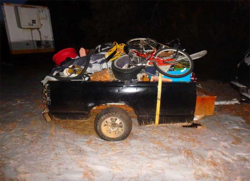 <b>The trailer found on North Kipp Road.</b> Photo courtesy Saline County Sheriff's Office