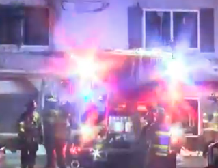 First responders on the scene of the fire photo courtesy KFVS TV