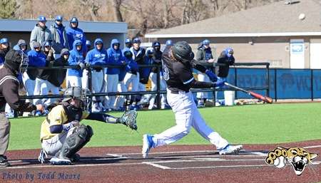 Barton baseball's Jordan Ellison hitting