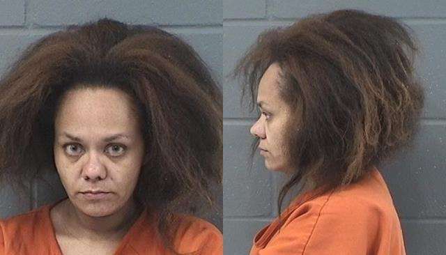 Sha'dale Njau, Traffic contraband in correction / care facility, Use / possess with intent to use drug paraphernalia into human body, Possession of opiate, opium, narcotic or certain stimulant, Criminal trespass, Arrested 2/2