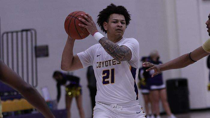 KWU's AJ Range. Photo courtesy <a href="http://kwucoyotes.com">kwucoyotes.com</a>