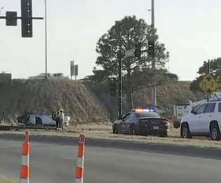 Police on the scene of the investigation Friday evening- photo courtesy KWCH