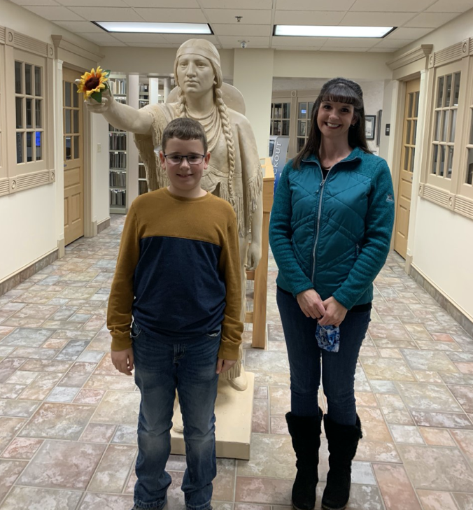 Carson Kraus and Courtney Spalding Chapter History Essay Chair Monica Dreiling. 