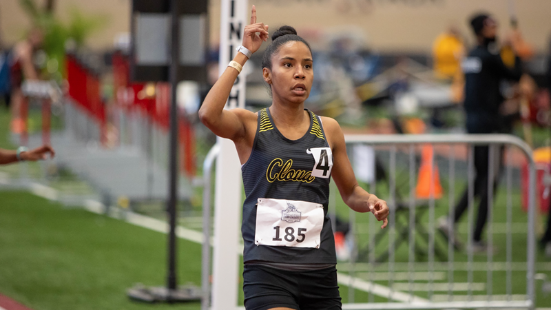 <b>Pamela Milano won a national title in the 600 meters and finished fourth in the 800 meters.</b> Photo by NJCAA courtesy <a href="http://cloudtbirds.com">cloudtbirds.com</a>