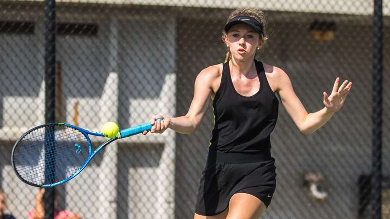 <b>FHSU's Grace Holgerson.</b> Photo by Allie Schweitzer courtesy <a href="http://fhsuathletics.com">fhsuathletics.com</a>