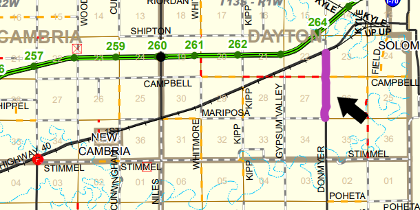 Map courtesy Saline County