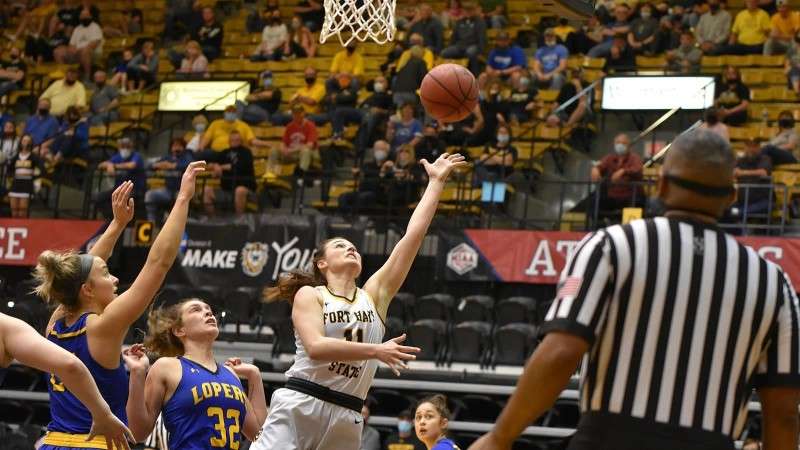 <b>FHSU's Jaden Hobbs.</b> Photo by Nicole Heitmann courtesy <a href="http://fhsuathletics.com">fhsuathletics.com</a>