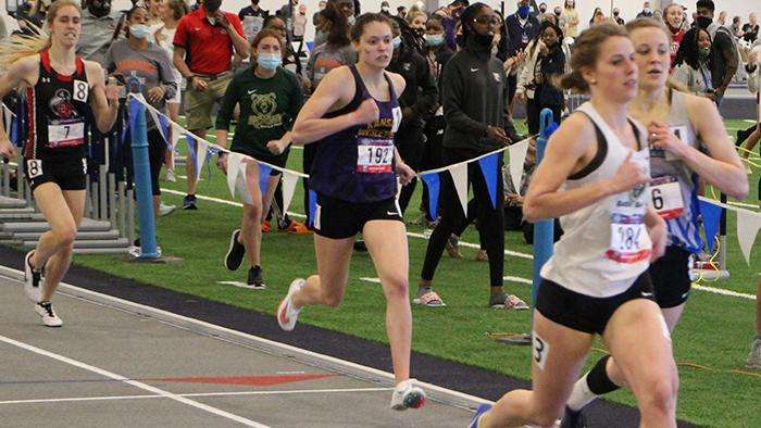<b>KWU 's Tabetha Deines earned NAIA Indoor Track All-American status. </b>Photo courtesy <a href="http://kwucoyotes.com">kwucoyotes.com</a>