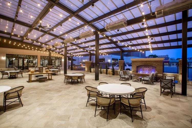 <b>The Homewood Suites by Hilton courtyard will be the site of the Salina Symphony's Spring Outdoor Chamber Concert Series.</b> Photo courtesy the <a href="https://www.facebook.com/SalinaSymphony">Salina Symphony </a>Facebook page