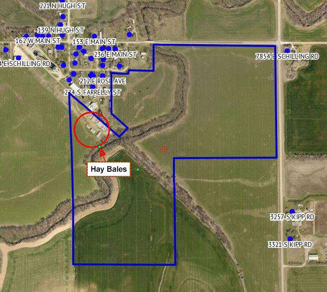 Locator map courtesy Saline County Sheriff's Office
