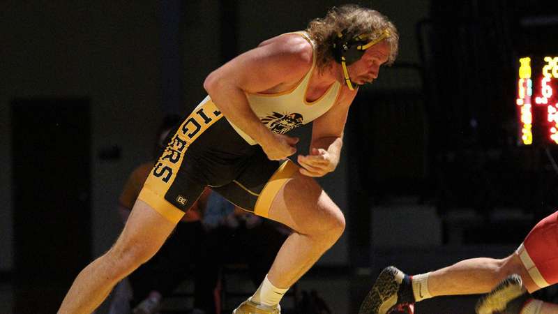 <b>FHSU's AJ Cooper. </b>Photo by Tylee Biera courtesy <a href="http://fhsuathletics.com">fhsuathletics.com</a>