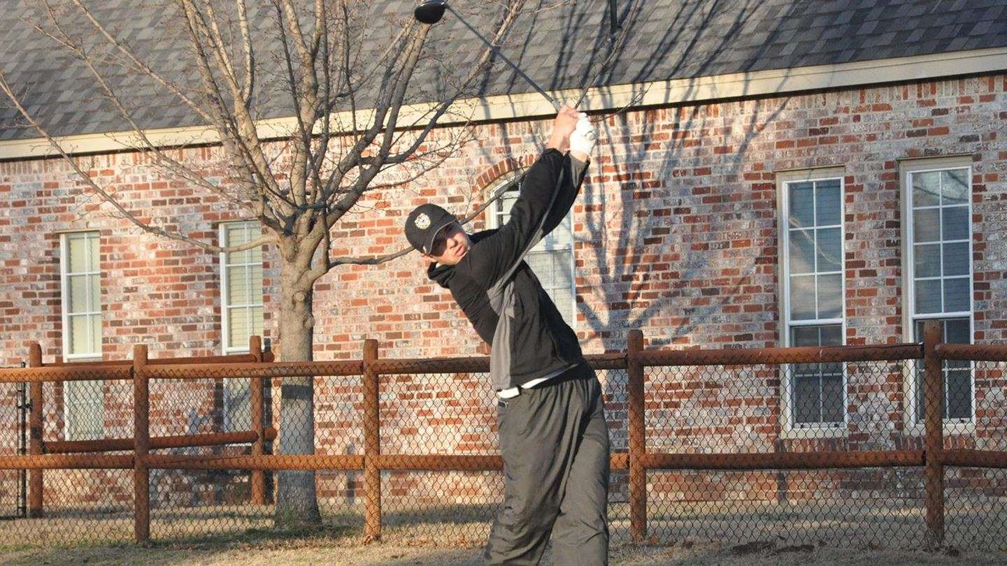 Bryce Cowen led the Tiger men's golf team at the Hillcat Classic Courtesy FHSU Athletics (Seth Kincaid)