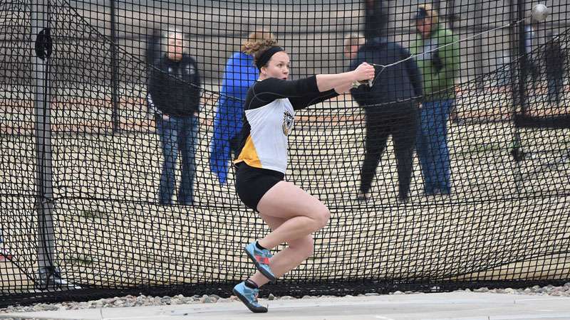 FHSU 's Laurel Haley. Photo by Ryan Prickett courtesy <a href="http://fhsuathletics.com">fhsuathletics.com</a>